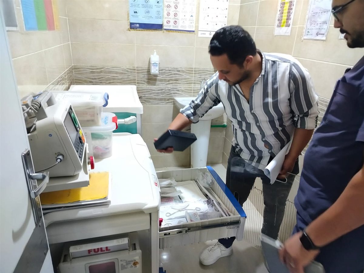 حملة تفتيش على مستشفى أبو رديس المركزي