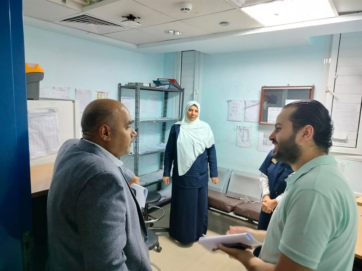 حملة تفتيش على مستشفى أبو رديس المركزي