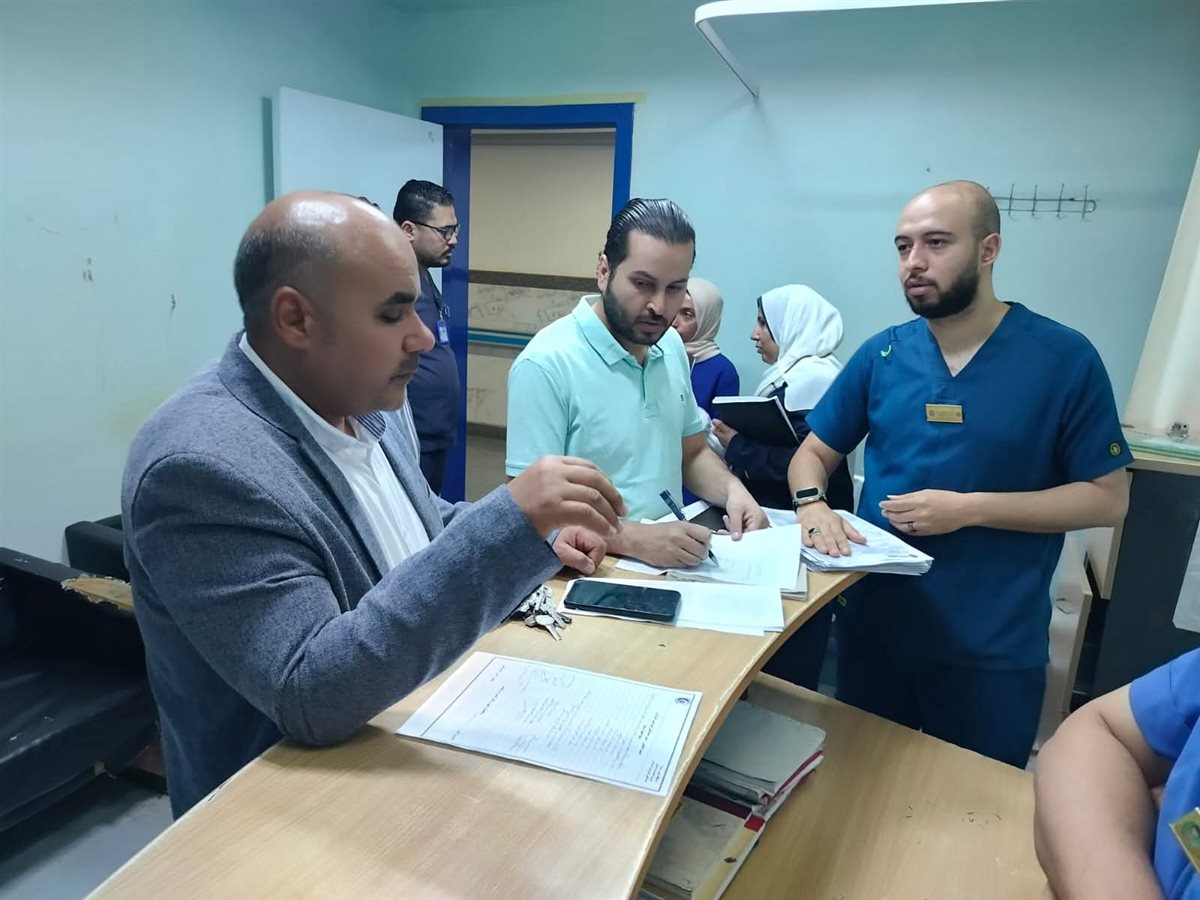 حملة تفتيش على مستشفى أبو رديس المركزي