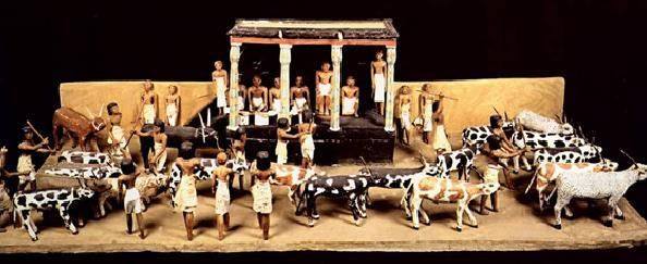 ماكيت من مقبرة مكت رع