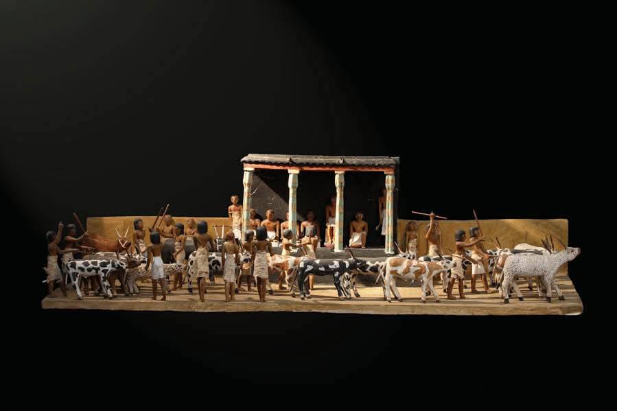 ماكيت من مقبرة مكت رع