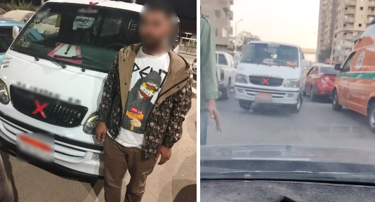 المتهم والسيارة المضبوطة