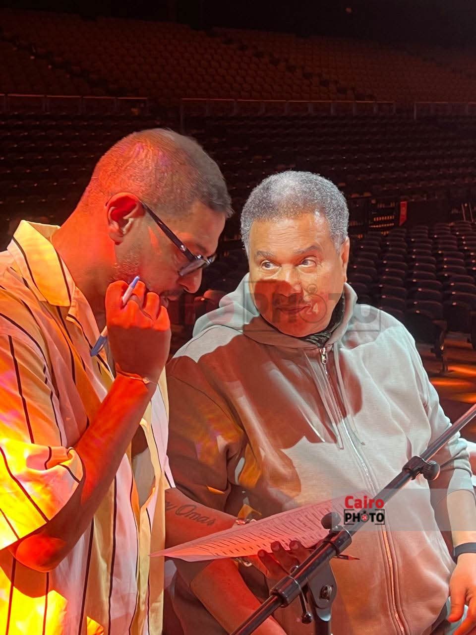 فنان العرب محمد عبده والمايسترو هاني فرحات