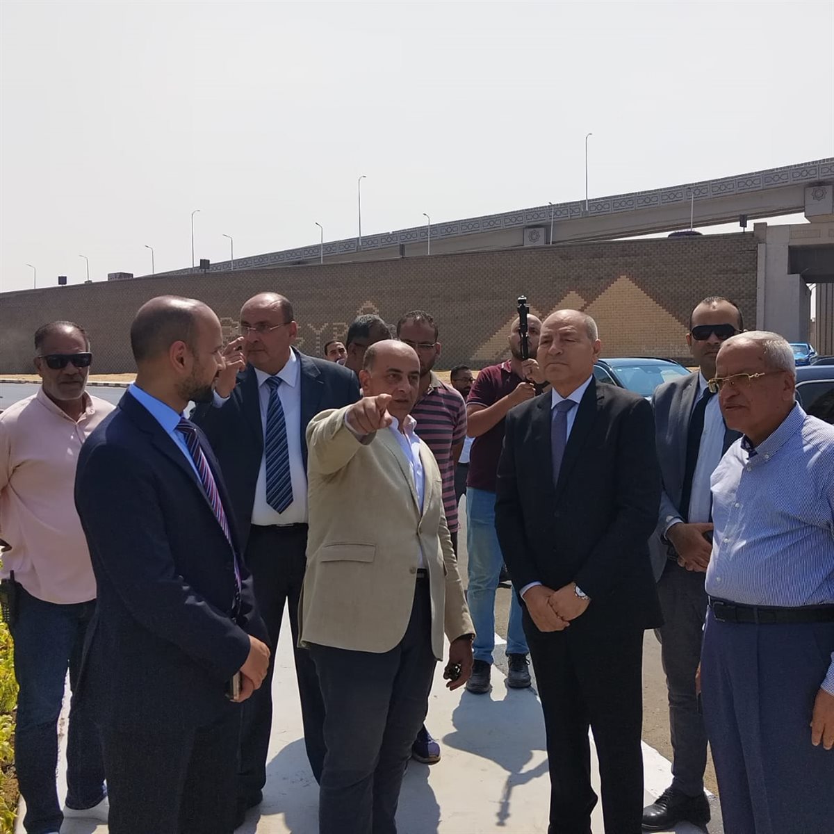 محافظ القاهرة في ميدان النزهة المستدام