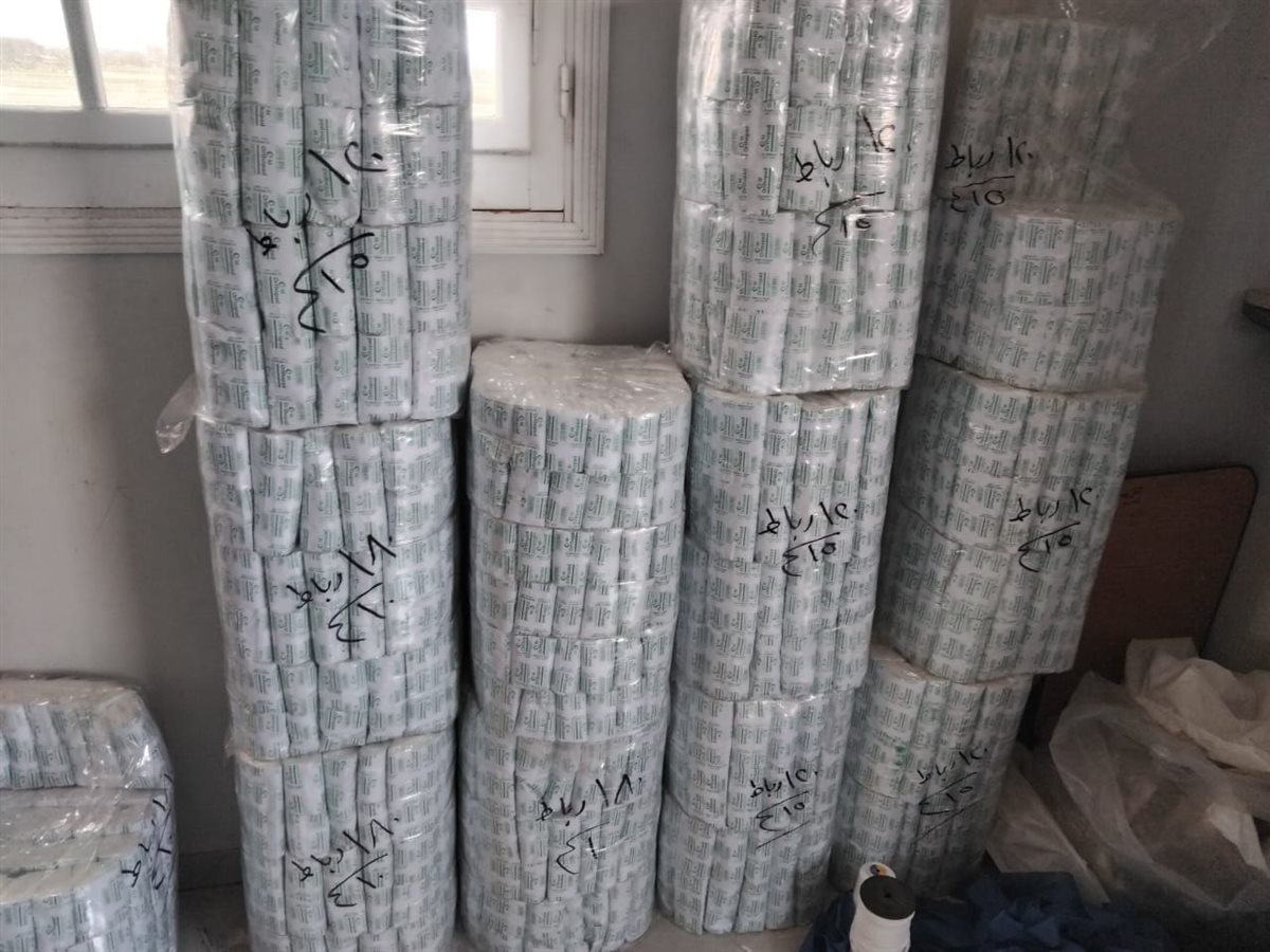 ضبط مصنع غير مرخص لإنتاج المستلزمات الطبية في المنوفية