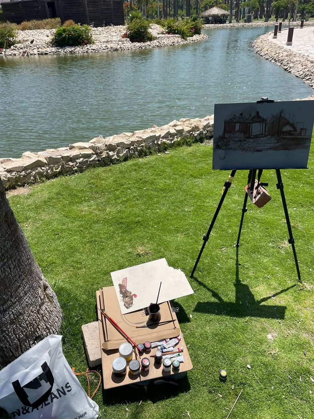 منع فنان من الرسم