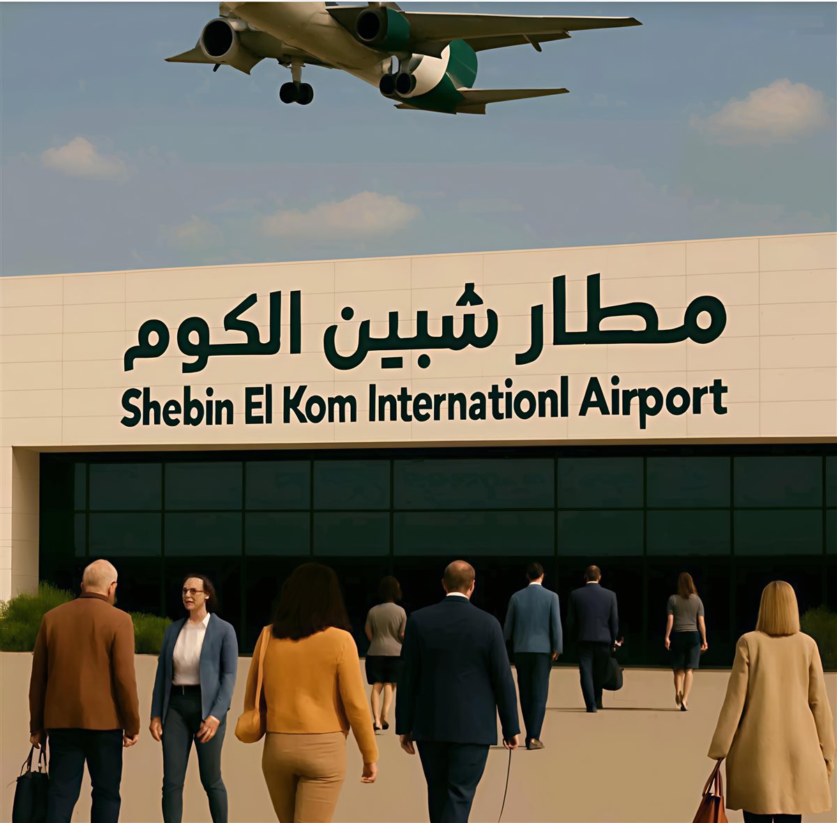 تداول منشورات انشاء مطار شبين الكوم في المنوفية