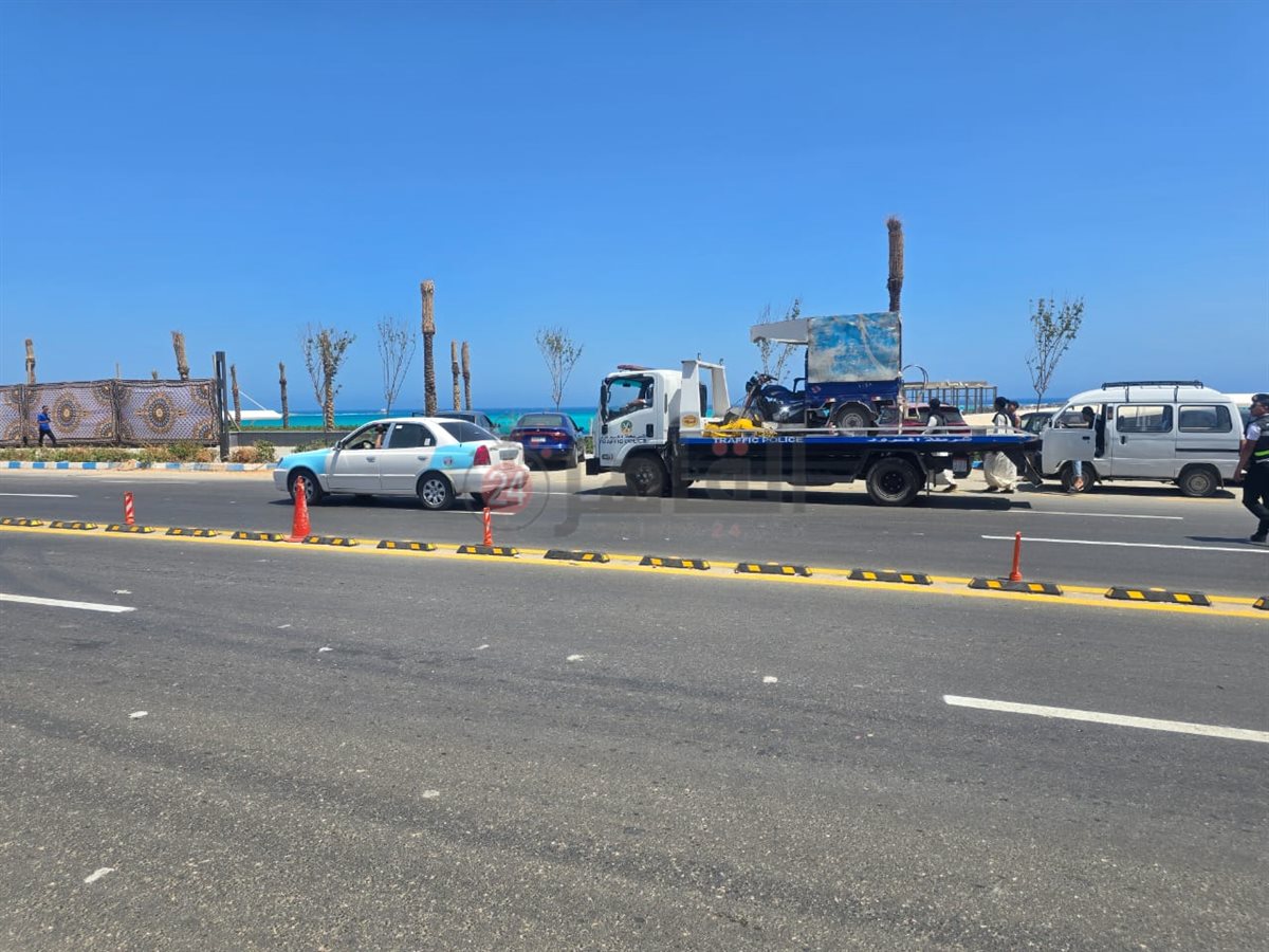 منع سير البيتش باجى والترويسكل على كورنيش مطروح