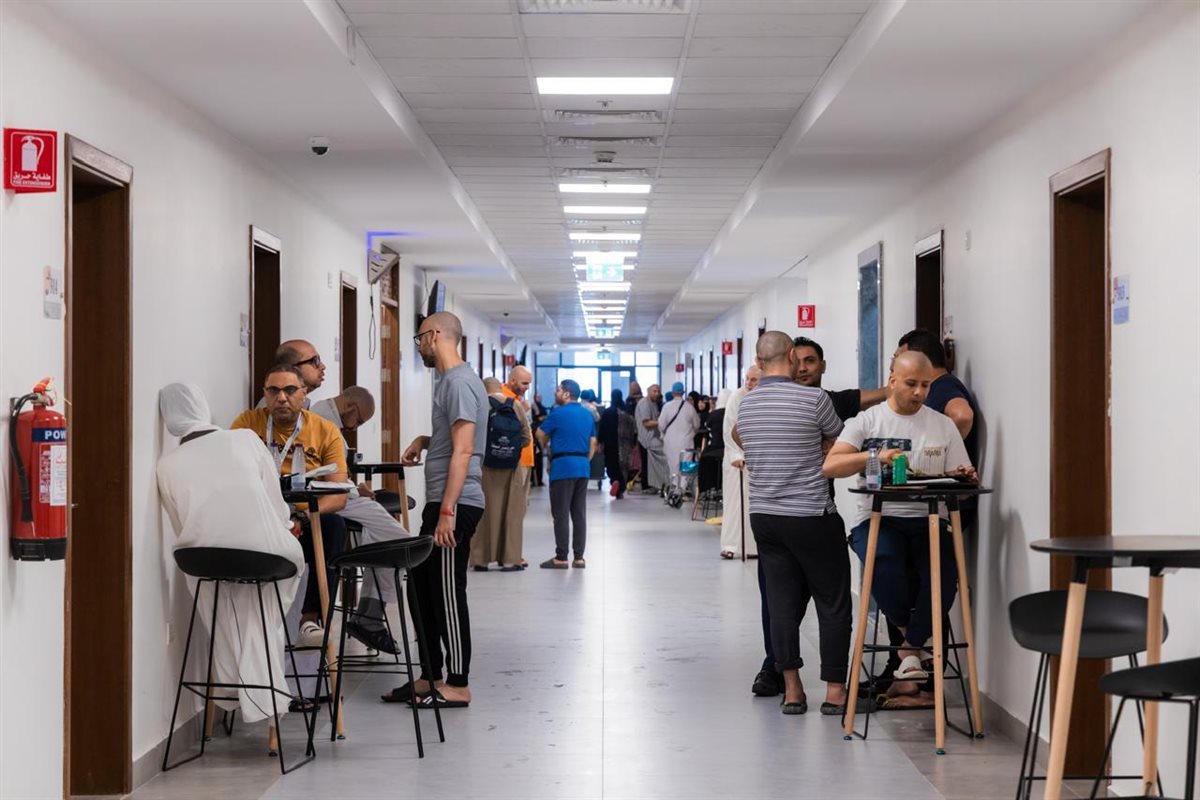 حجاج الاقتصادى فى مخيمات الحج الفاخر