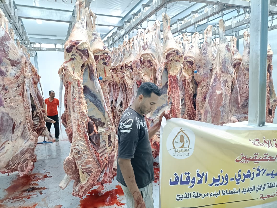 الأوقاف تواصل ذبح صكوك الأضاحي لليوم الثالث على التوالى