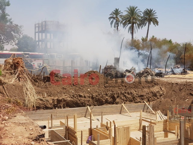 الحماية المدنية تسيطر على حريق شب بكافتيريا بالأقصر