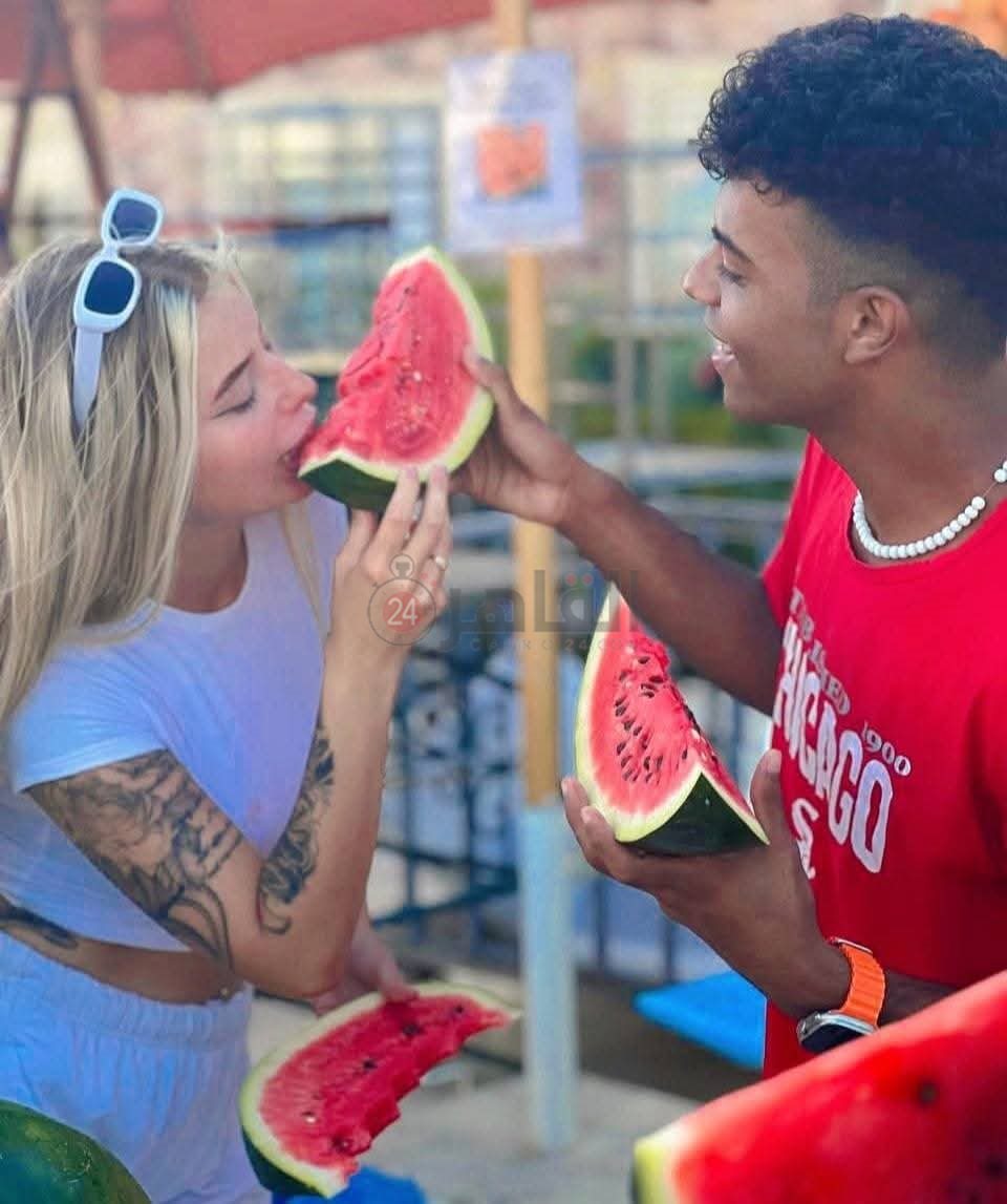 مهرجان البطيخ على شواطئ فنادق الغردقة 