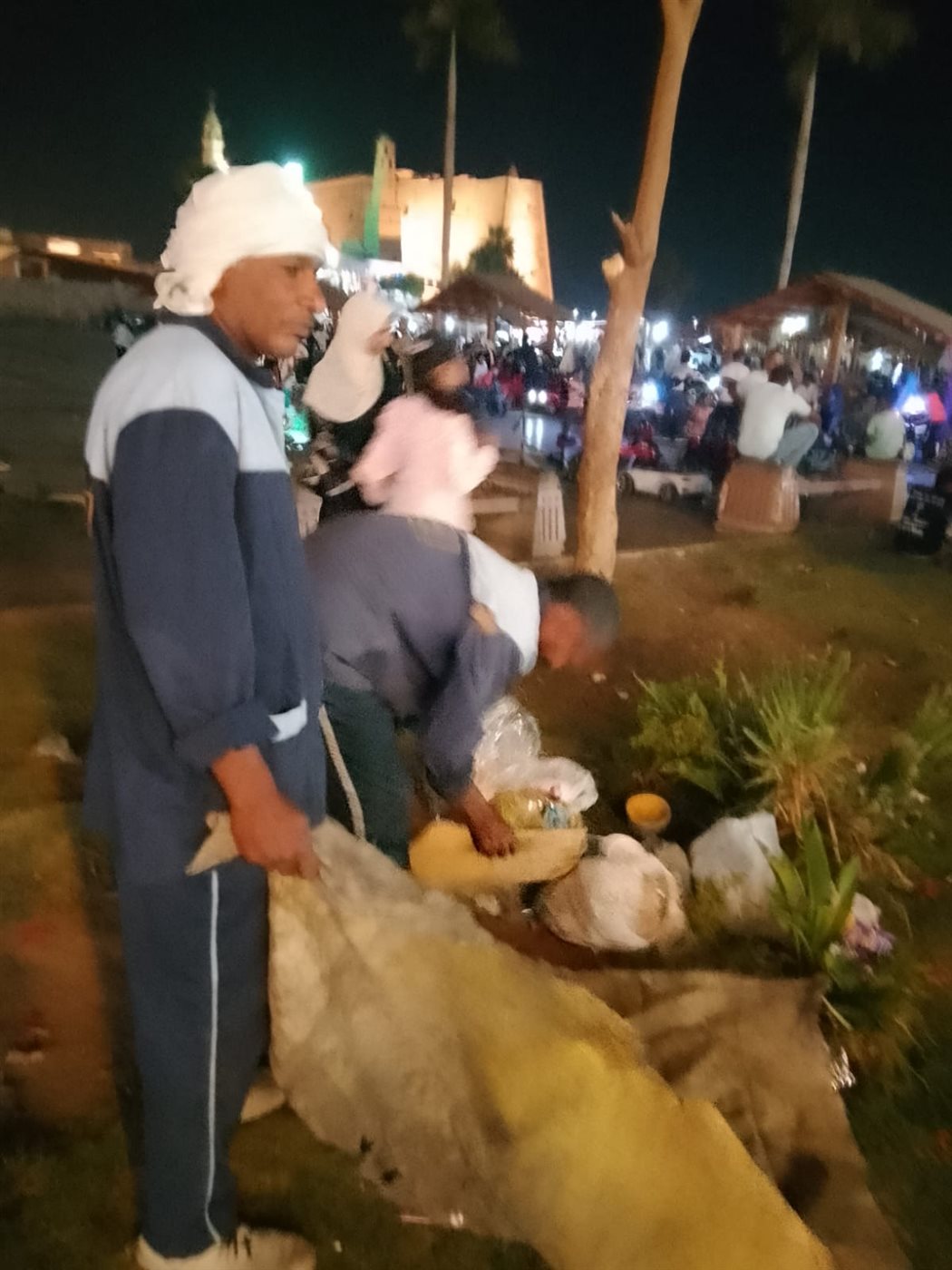 حملات نظافة بساحة ابو الحجاج