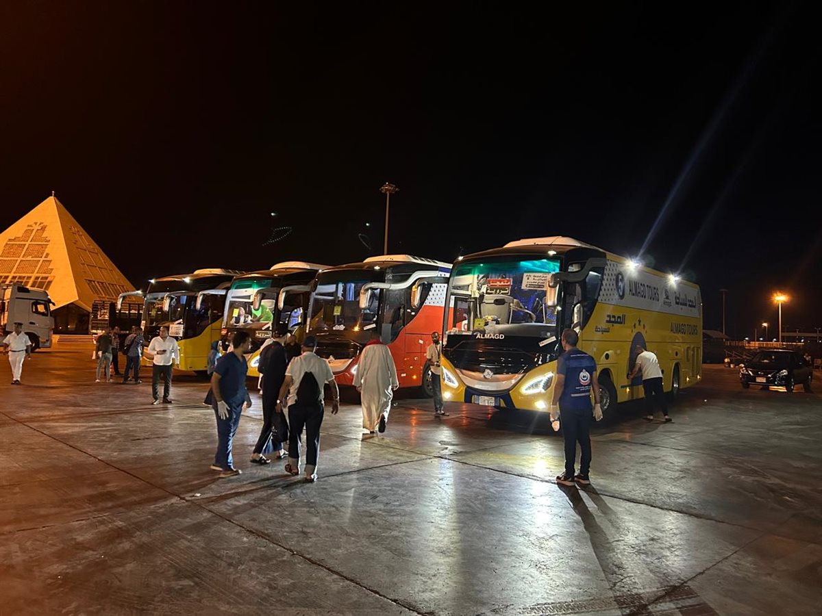 عودة أول أفواج الحج البري 
