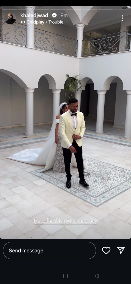 حفل زفاف منة عدلي القيعي والممثل يوسف حشيش