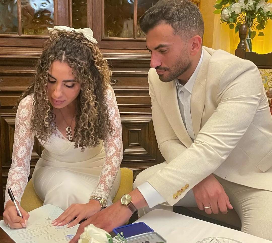 عقد قران منة عدلي القيعي ويوسف حشيش