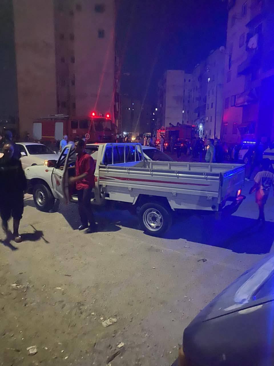 حريق ببورسعيد 