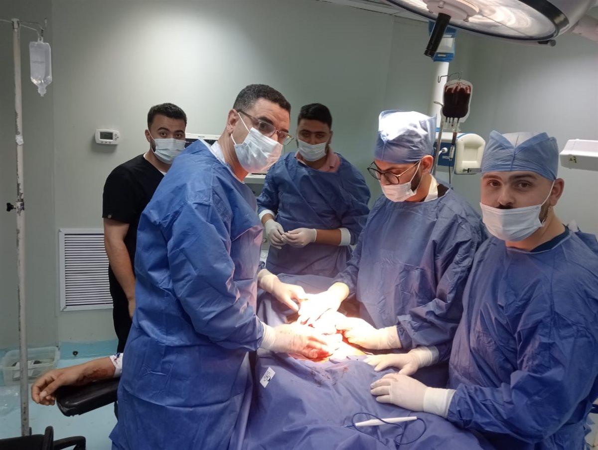 جانب من الجراحة