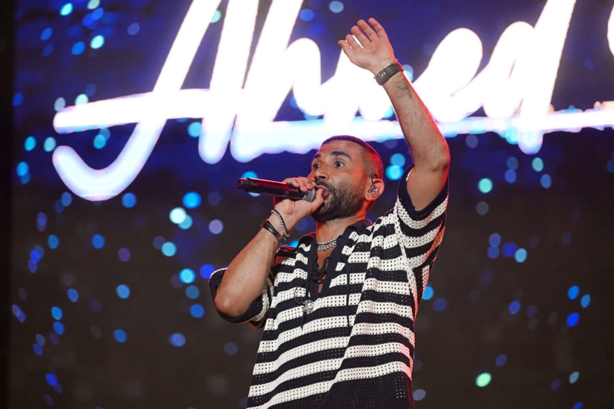 حفل أحمد سعد في نادي الشمس