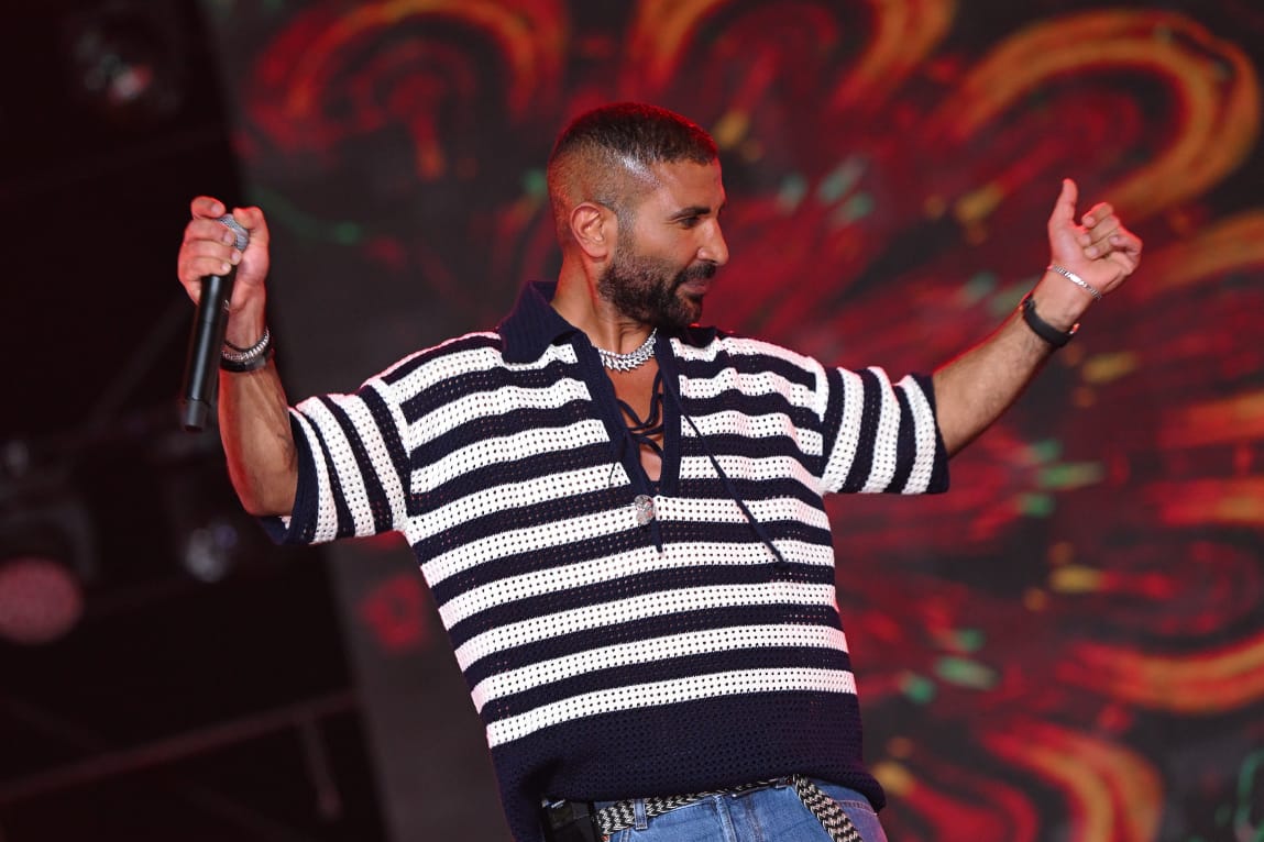 حفل أحمد سعد في نادي الشمس