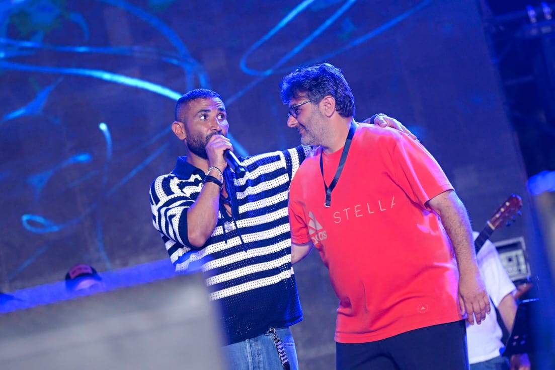 حفل أحمد سعد في نادي الشمس 