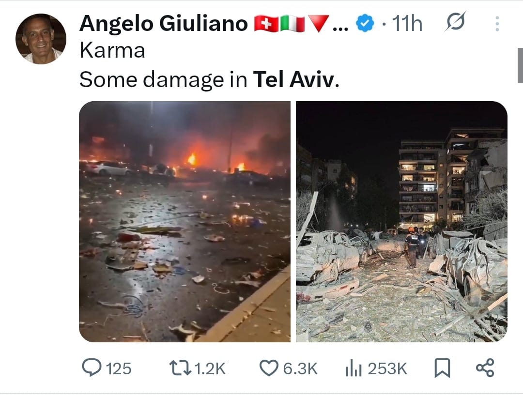 سخرية القدر.. بعض التضرر في تل أبيب&nbsp;