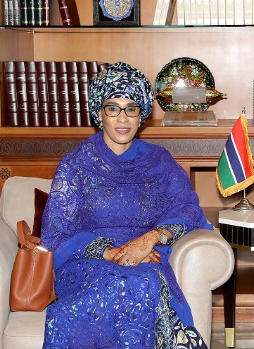 الأقصر تستقبل سيدة جامبيا الاولى 