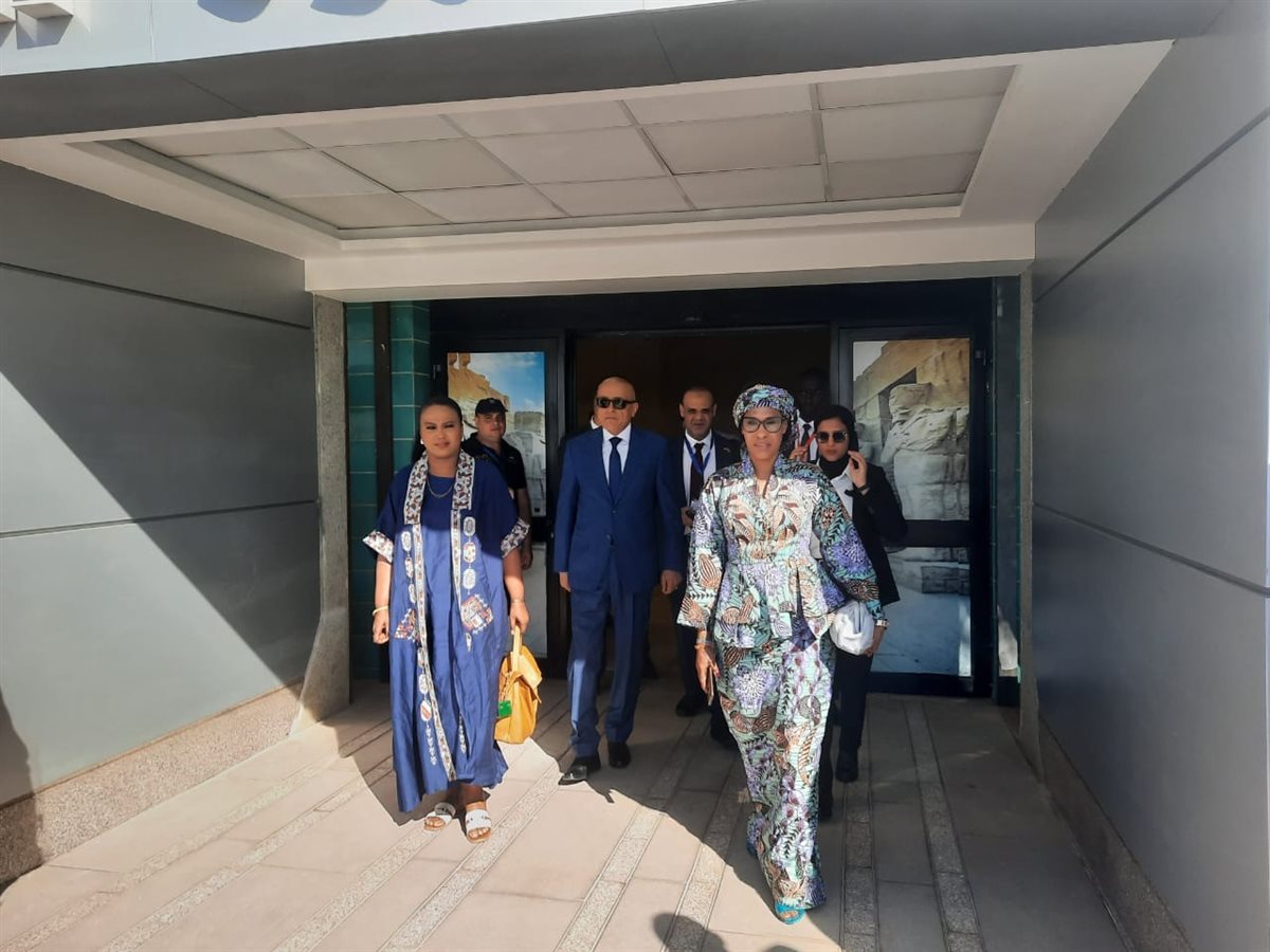 محافظ الأقصر يستقبل سيدة جامبيا الأولى&nbsp;