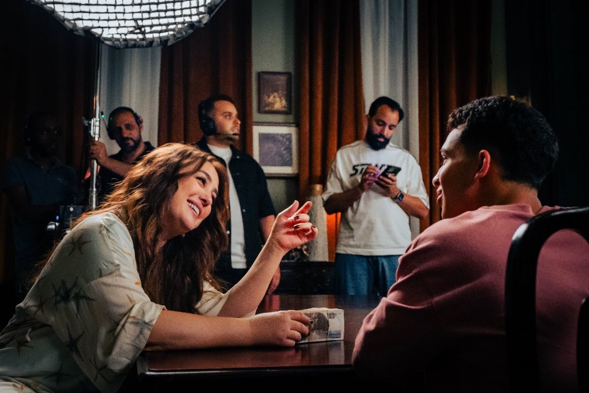 لقطات من انطلاق تصوير مسلسل ابن النصابة لـ كندة علوش