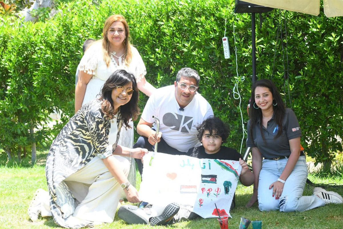 لقطات من زيارة السفيرة نبيلة مكرم لحضور فعاليات موتمر الأرامل السنوي