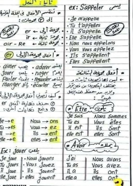 مراجعة فرنساوي تالتة ثانوي