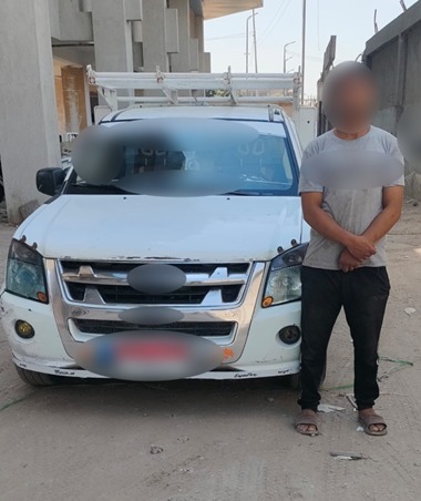 القبض علي سائق سيارة ربع نقل لتعريضه حياة المواطنين للخطر بالجيزة