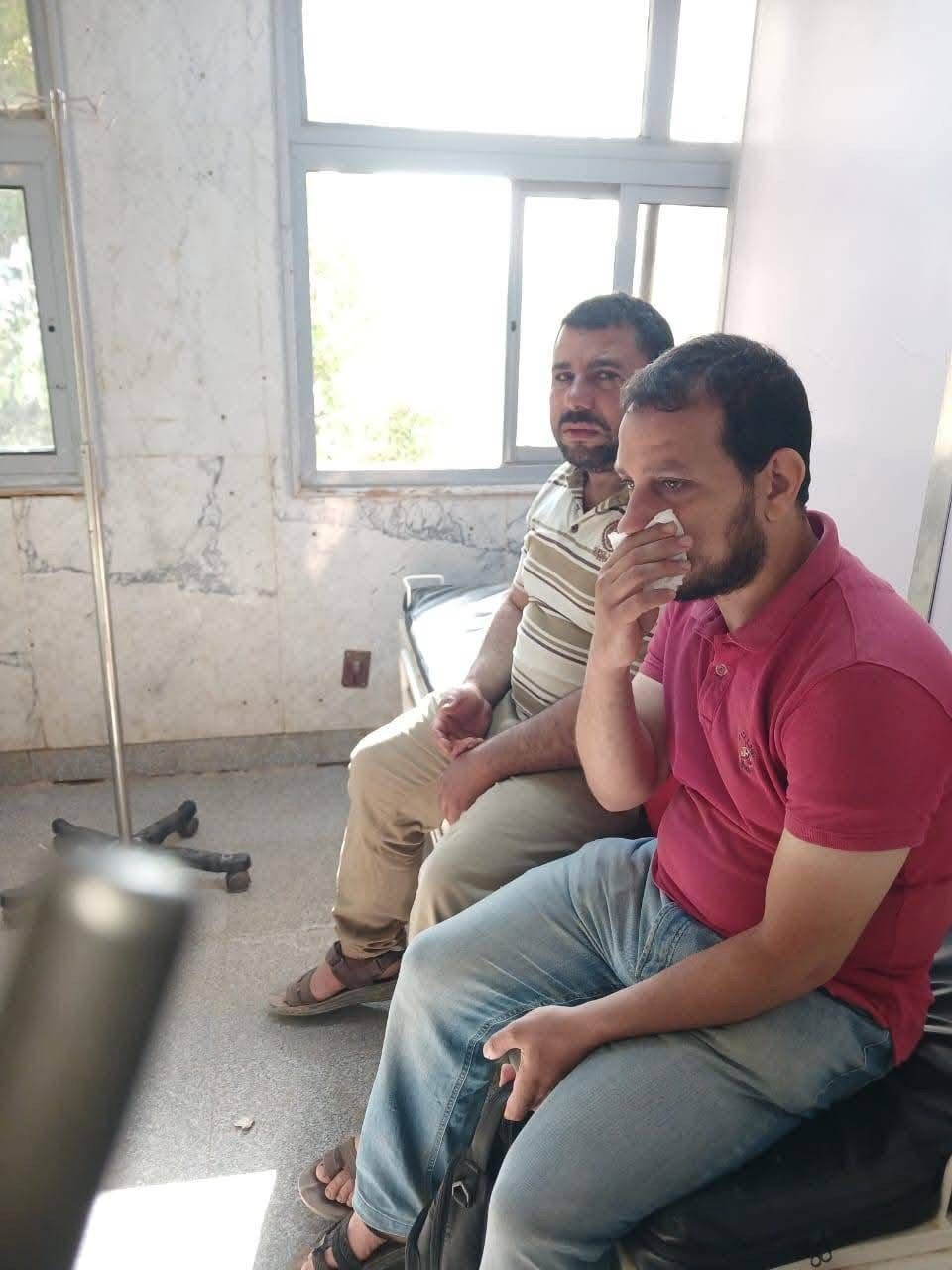 مصابي مراقبي الثانوية العامة فى حادثي سير أسيوط وقنا