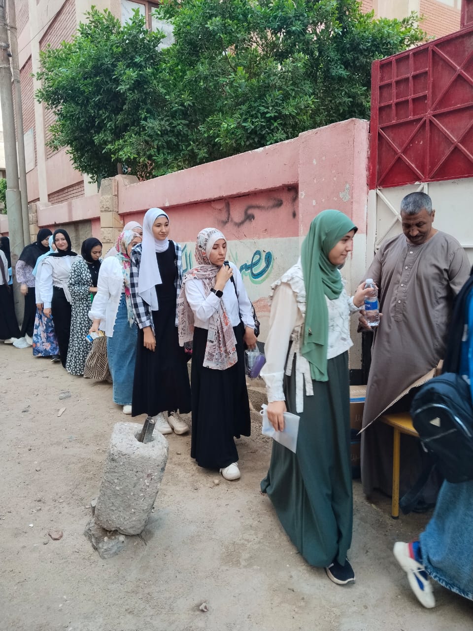 طلاب الثانوية العامة بالفيوم 