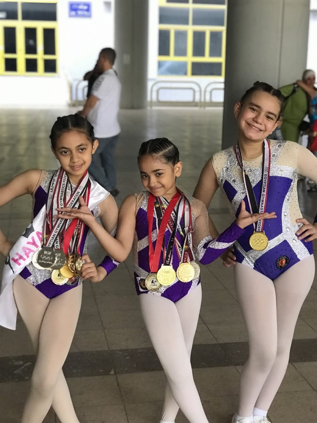 6 ميداليات ذهبية تألق بطلات الفيوم في بطولة الجمهورية لجمباز الإيروبيك تحت 11 سنة