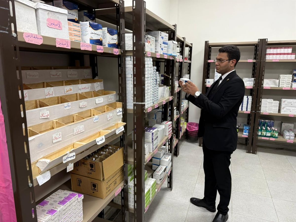 <strong>تفتيشًا لمركز إصلاح وتأهيل العاشر من رمضان</strong>