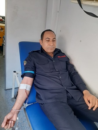 مديرية أمن الأقصر تطلق حملة للتبرع بالدم (2)