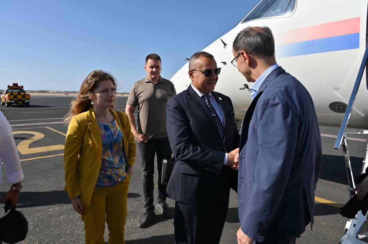 محافظ جنوب سيناء يستقبل رئيس وزراء صربيا خلال زيارته لسانت كاترين 