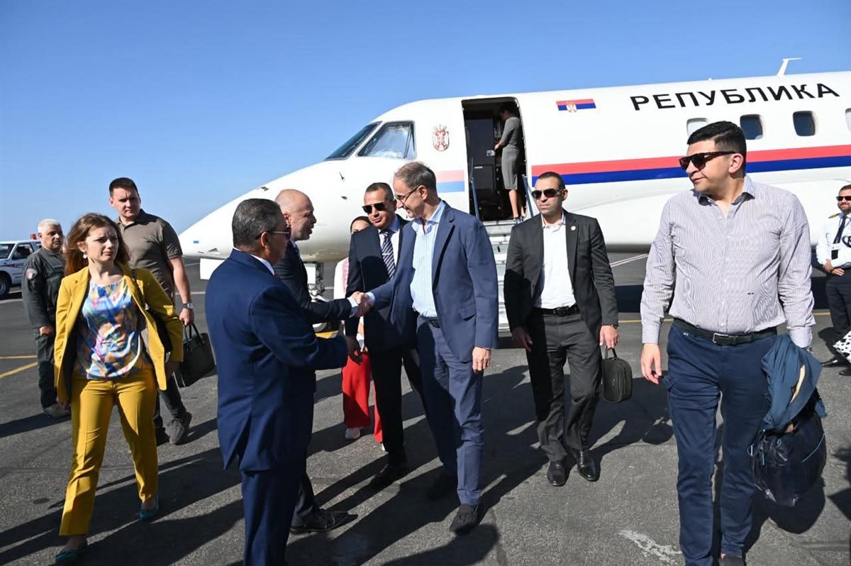 محافظ جنوب سيناء يستقبل رئيس وزراء صربيا خلال زيارته لسانت كاترين 