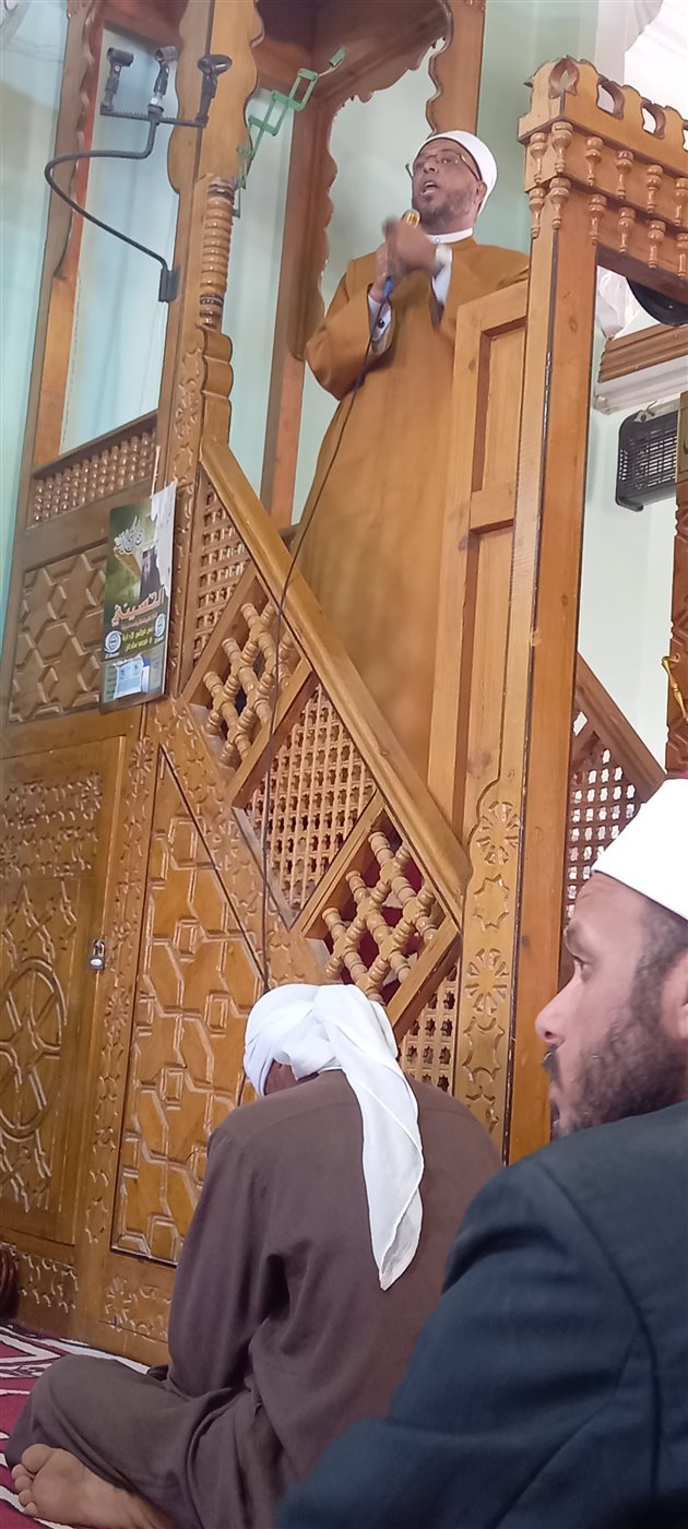 الشيخ محمد ابو بكر من خطبة الجمعه في الوادي الجديد