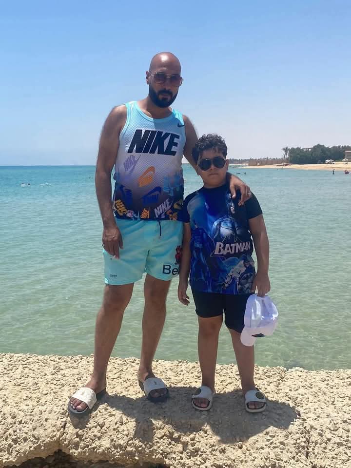 كريم عبد الحميد ونجله