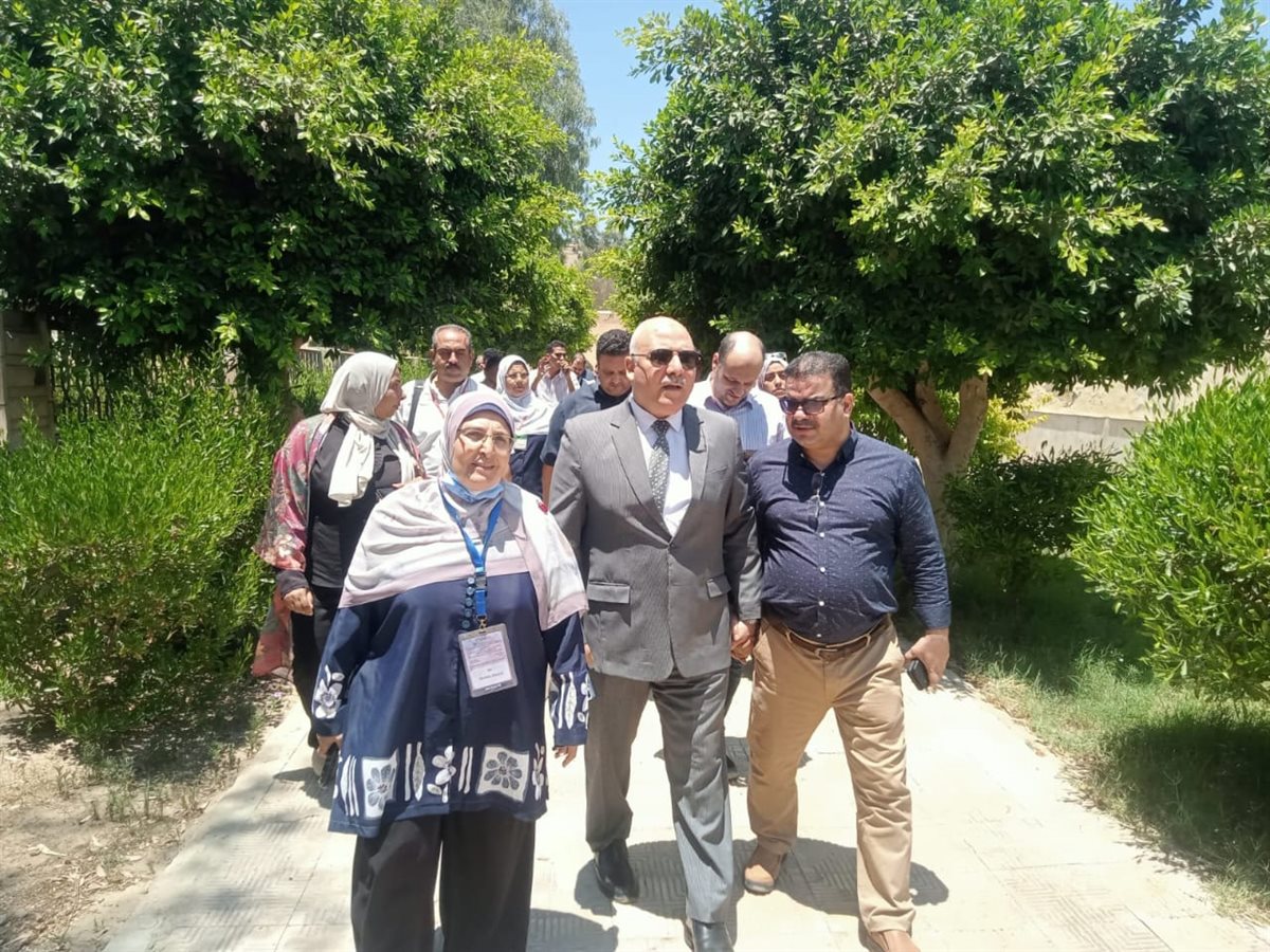 وكيل صحة القليوبية يتفقد مجمع محارق النفايات الطبية