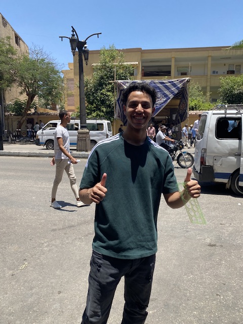 فرحة طلاب الثانوية العامة بالأقصر عقب امتحان العربي