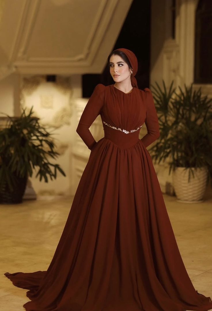 صور فساتين سهرة للمحجبات