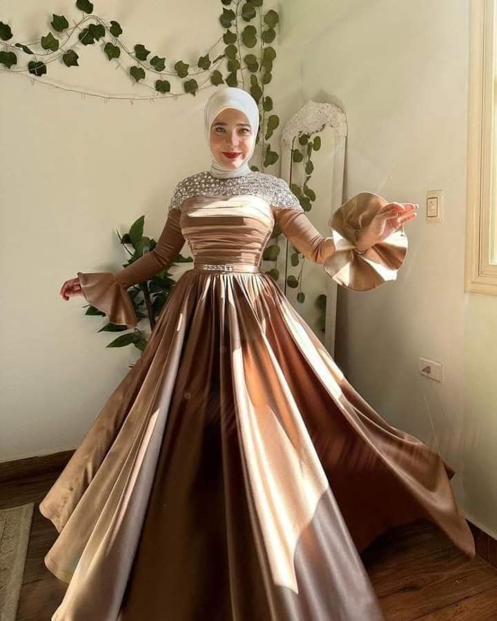 صور فساتين سهرة للمحجبات