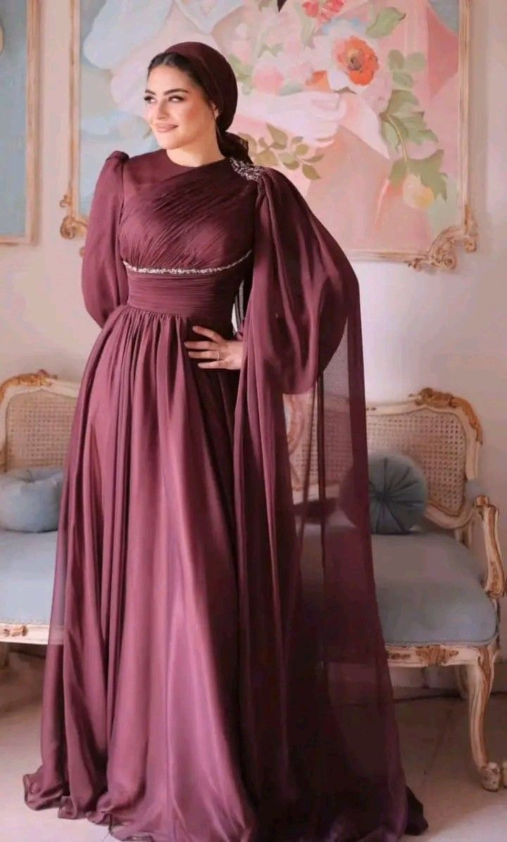 صور فساتين سهرة للمحجبات