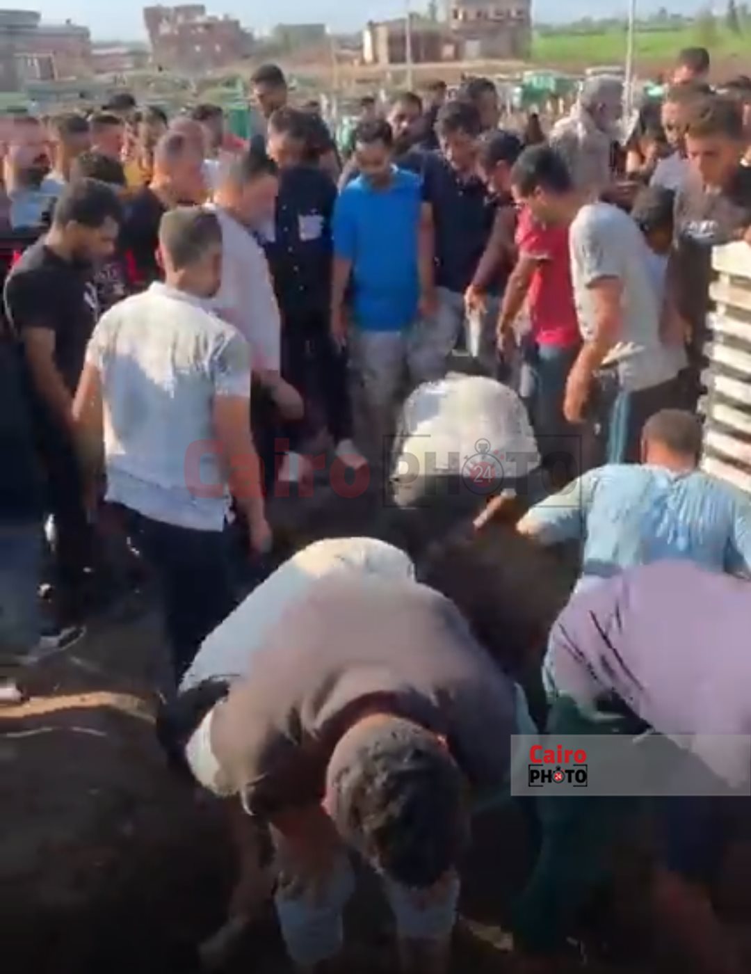 جنازة الشاب المقتول ببورسعيد 