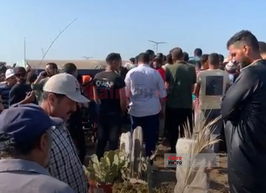 جنازة الشاب المقتول ببورسعيد 