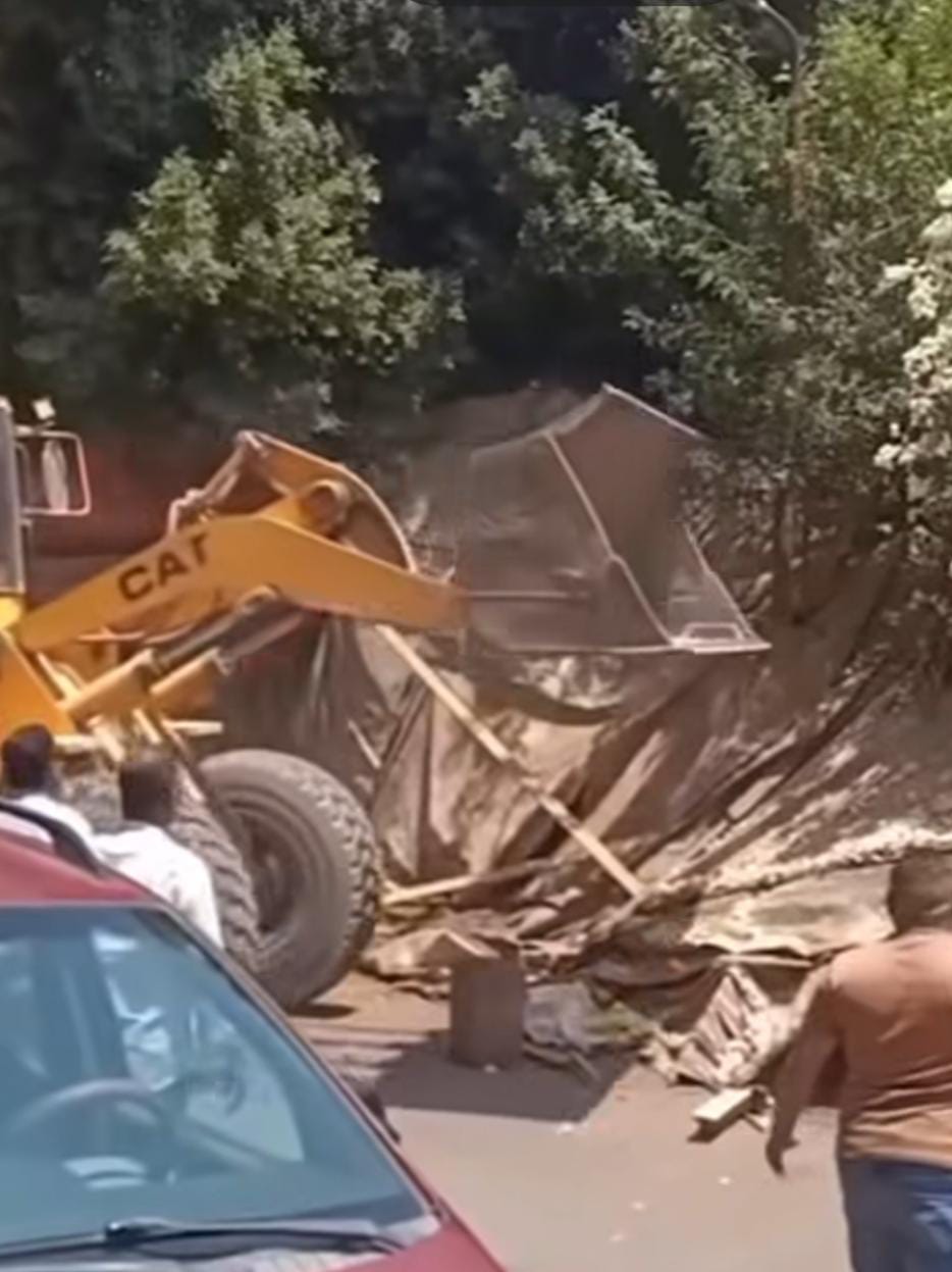 إزالة سوق الجراج بحدائق القبة