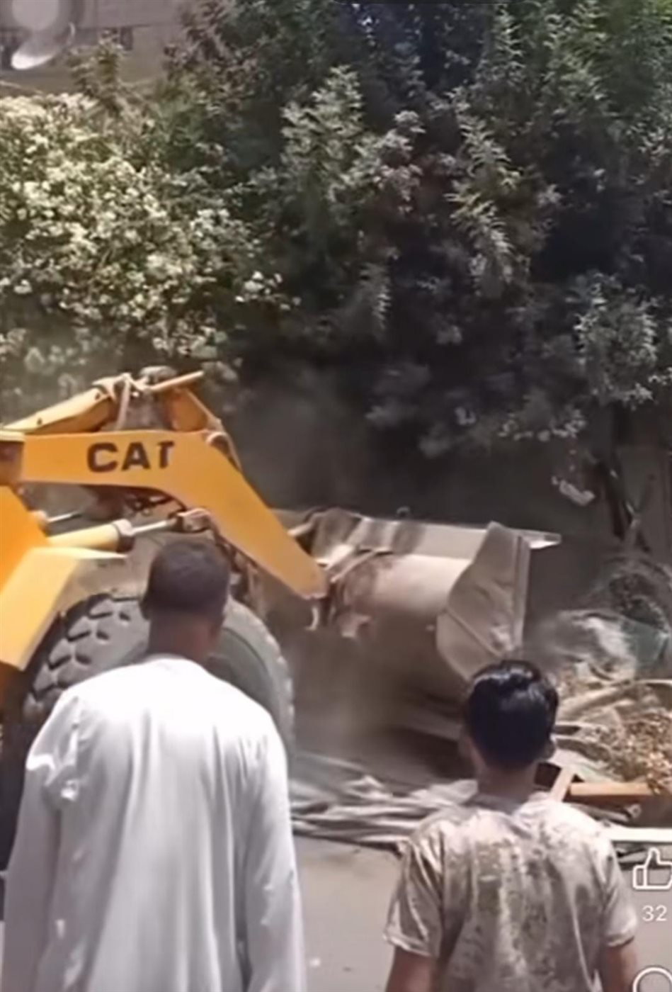 إزالة سوق الجراج بحدائق القبة